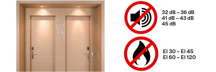 PORTE TAGLIAFUOCO E FONOISOLANTI
