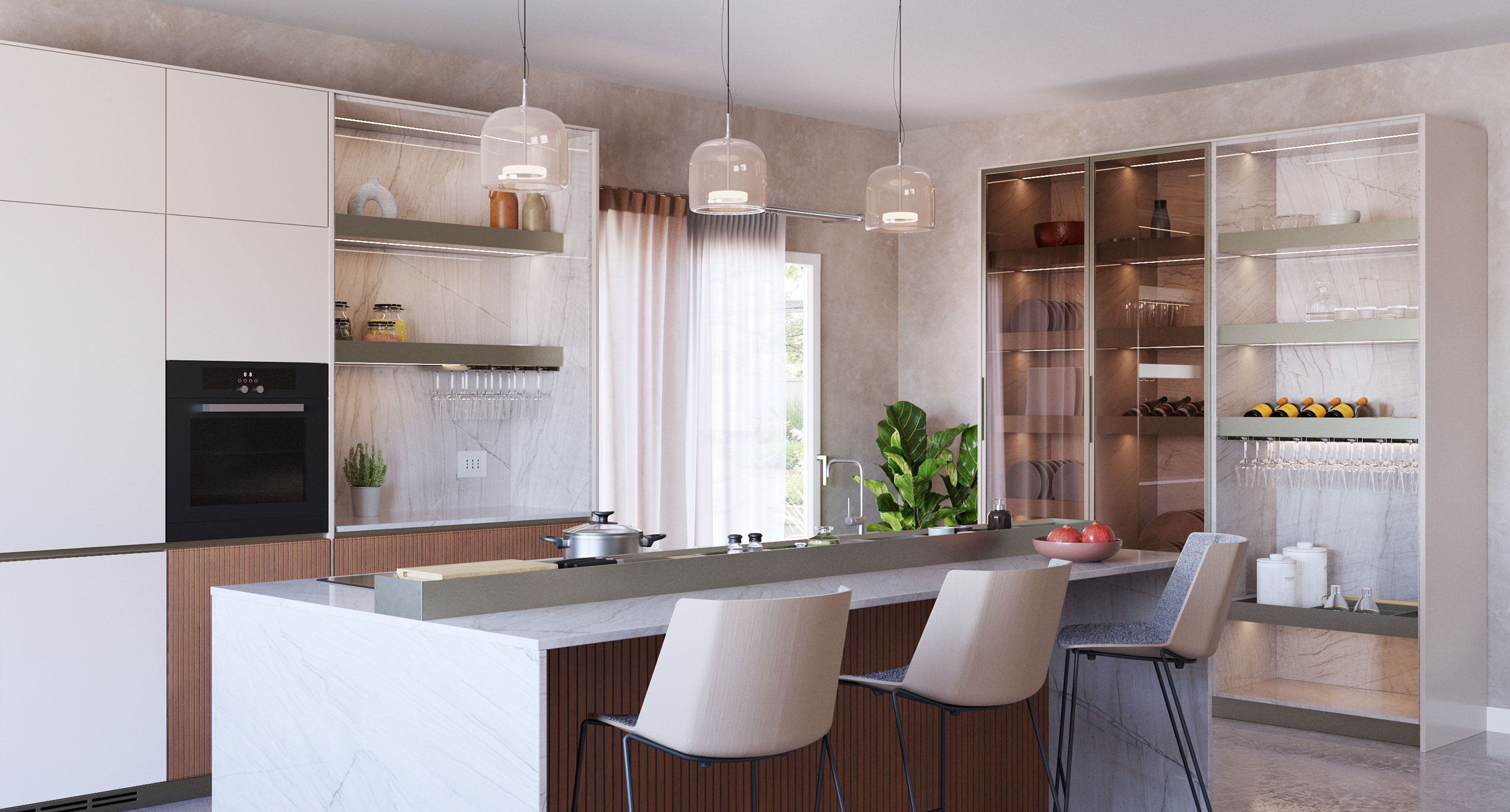 Damiano Latini presenta BRO: il nuovo sistema attrezzato per colonne, isole e penisole a SICAM 2025