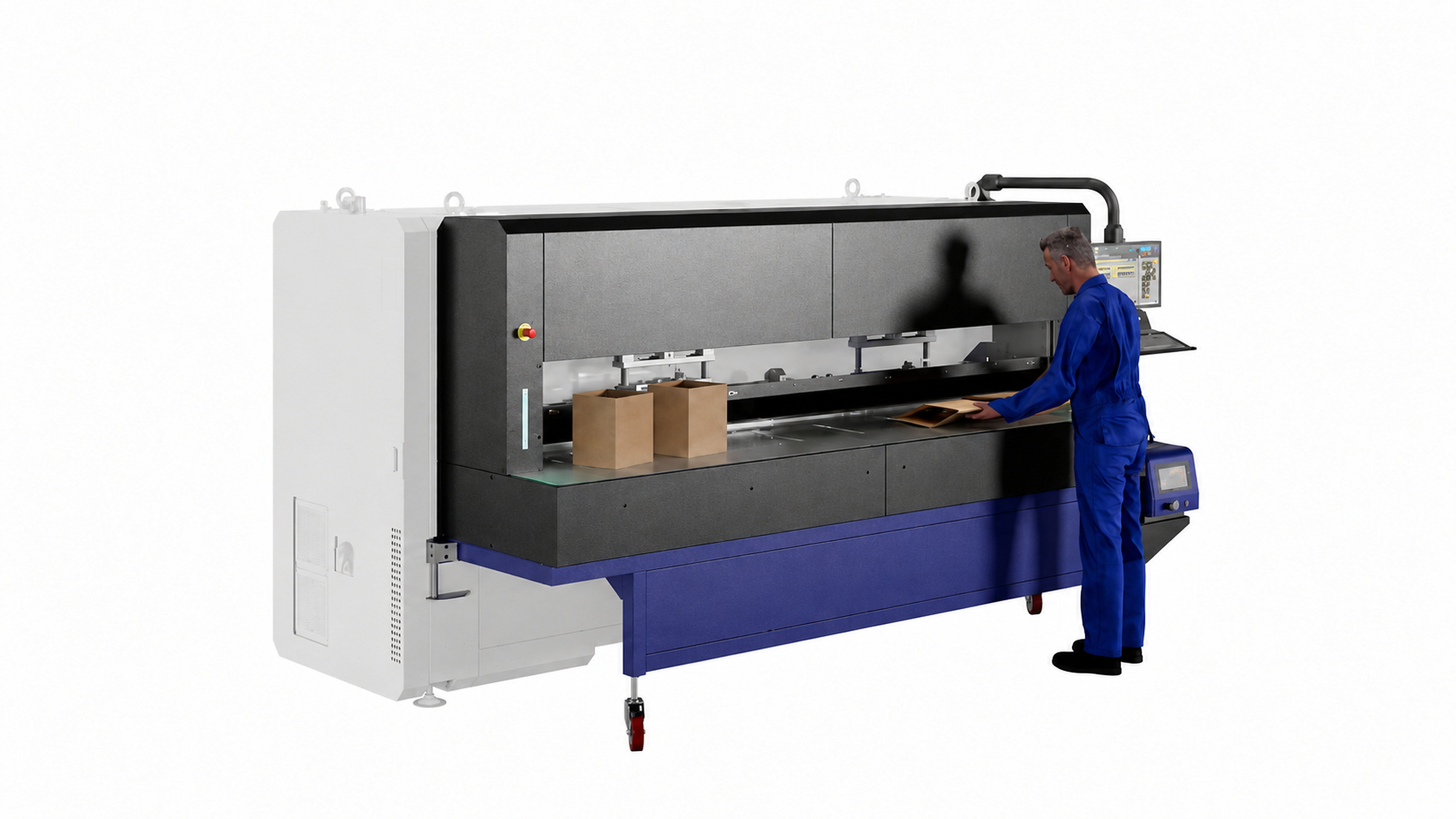 Panotec unveils EDGEGLUER, its new machine for gluing American-style boxes.