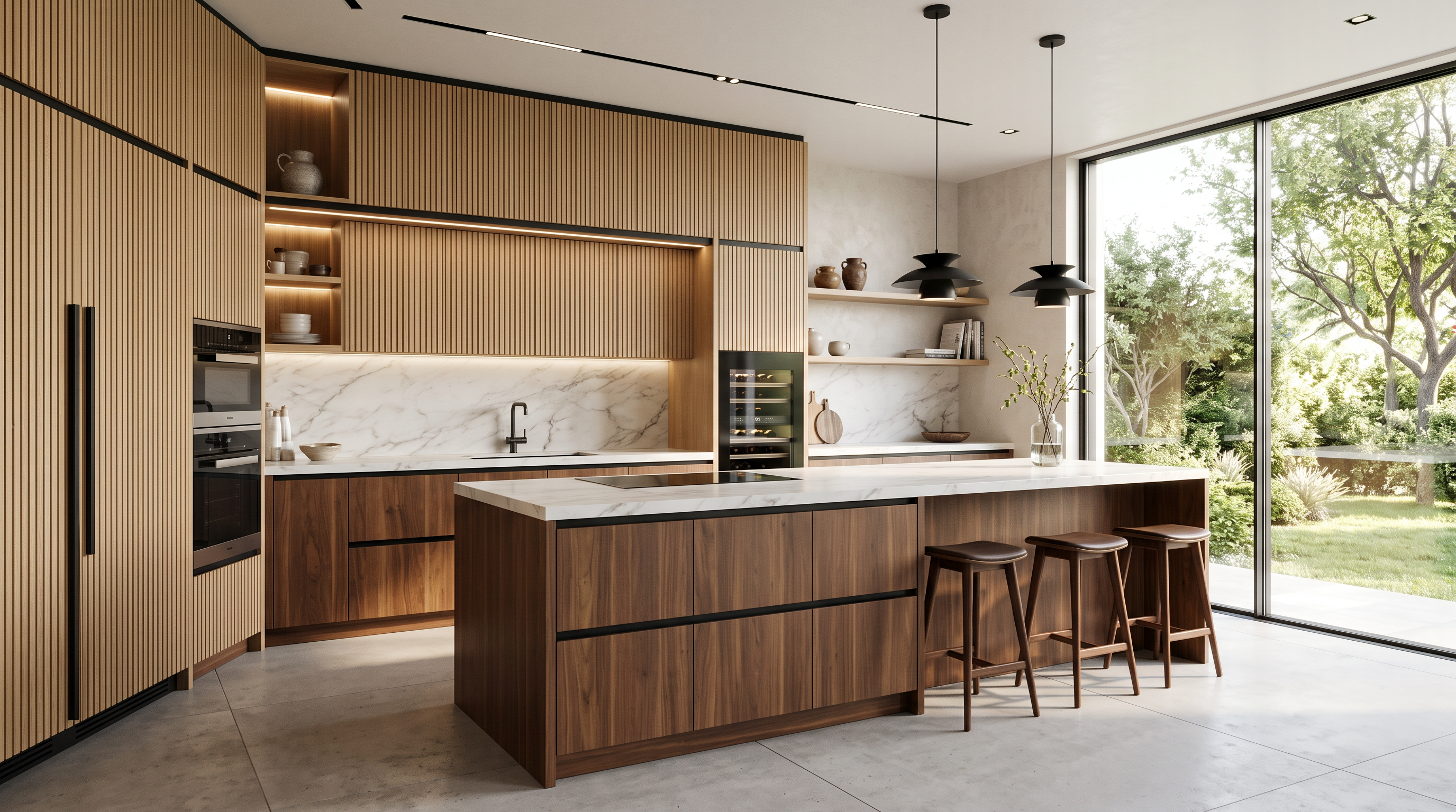 Custom kitchen projects realized with premium materials and timeless design.