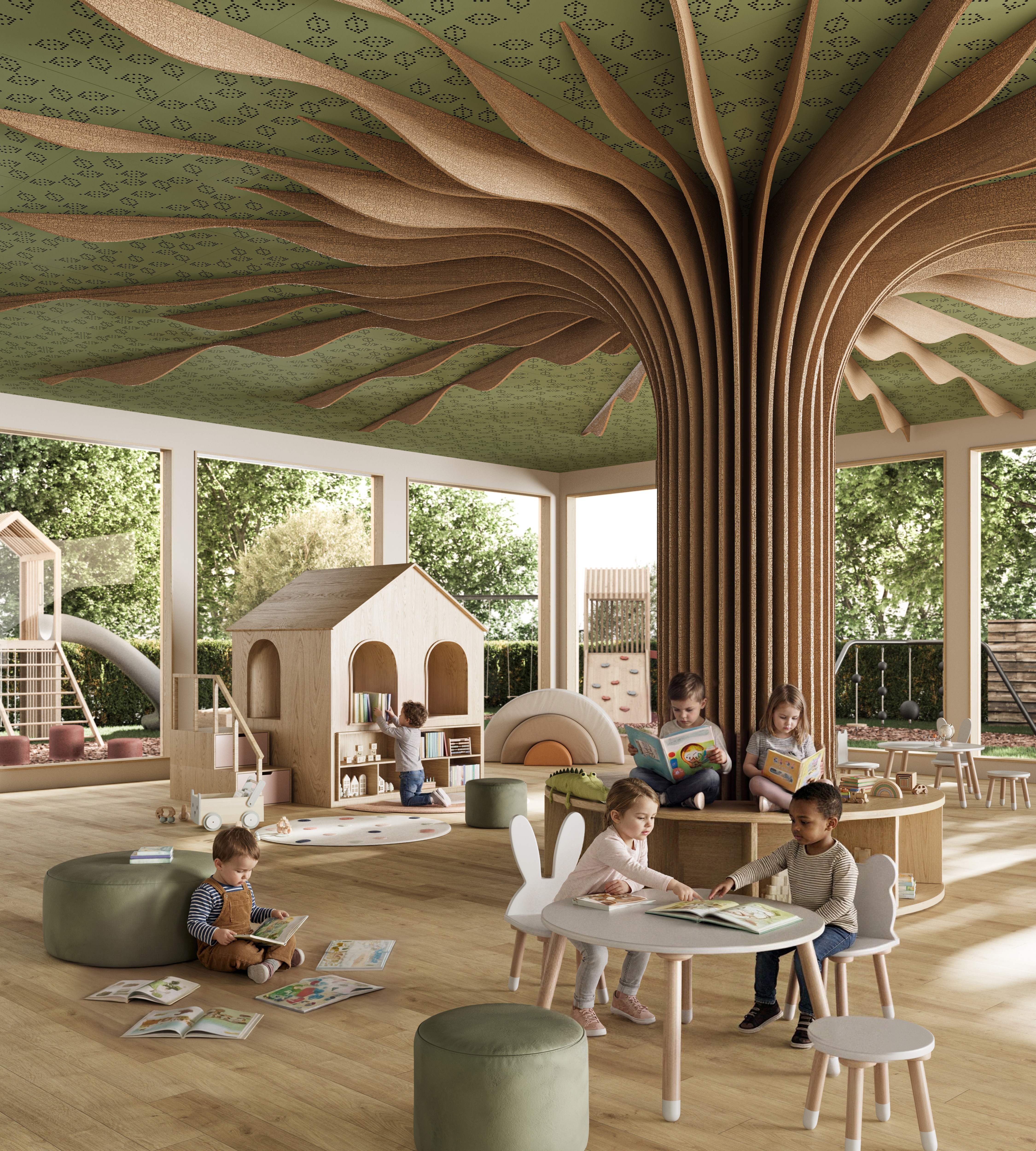 BARK: Tattilità, luce e Biophilic Design nel progetto d’interni